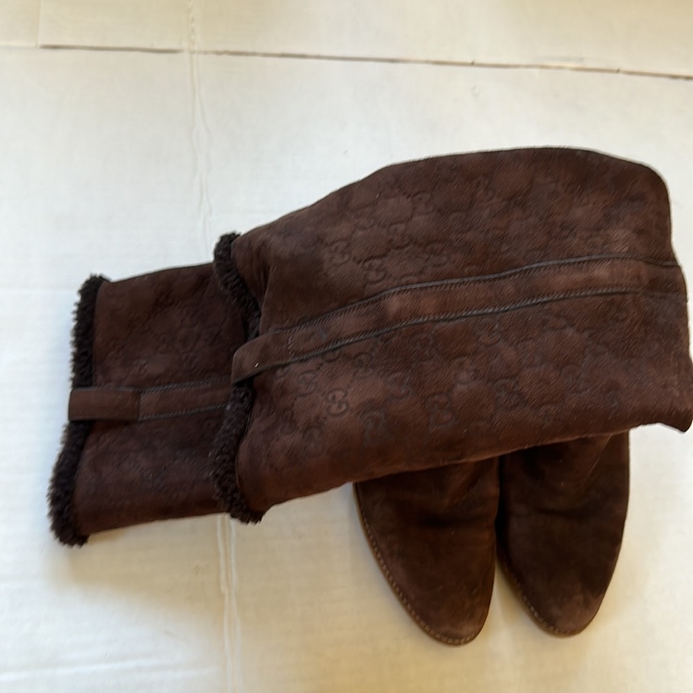 Gucci long winter heeled boots - Picture 15 of 16